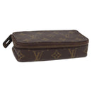 LOUIS VUITTON Monogram Trousse Brush PM Cosmetic Pouch M47510 LV Auth 156620-1