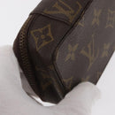 LOUIS VUITTON Monogram Trousse Brush PM Cosmetic Pouch M47510 LV Auth 156620-16