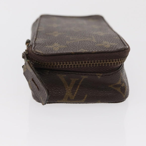 LOUIS VUITTON Monogram Trousse Brush PM Cosmetic Pouch M47510 LV Auth 156620