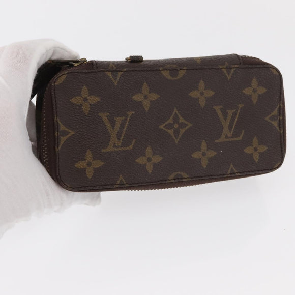 LOUIS VUITTON Monogram Trousse Brush PM Cosmetic Pouch M47510 LV Auth 156620