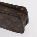 LOUIS VUITTON Monogram Trousse Brush PM Cosmetic Pouch M47510 LV Auth 156620-15
