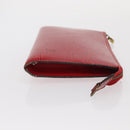 LOUIS VUITTON Epi Pochette Accessoires Pouch Red M52947 LV Auth 156623-3
