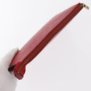 LOUIS VUITTON Epi Pochette Accessoires Pouch Red M52947 LV Auth 156623-5