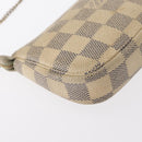 LOUIS VUITTON Damier Azur Mini Pochette Accessoires Pouch N63005 LV Auth 156624-14