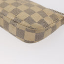 LOUIS VUITTON Damier Azur Mini Pochette Accessoires Pouch N63005 LV Auth 156624-15