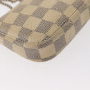 LOUIS VUITTON Damier Azur Mini Pochette Accessoires Pouch N63005 LV Auth 156624-16
