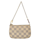 LOUIS VUITTON Damier Azur Mini Pochette Accessoires Pouch N63005 LV Auth 156624-13