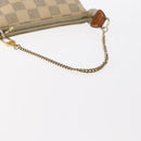 LOUIS VUITTON Damier Azur Mini Pochette Accessoires Pouch N63005 LV Auth 156624-7