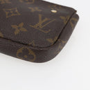 LOUIS VUITTON Monogram Label Collection Trousse Cre Pouch M63800 LV Auth 156625-15