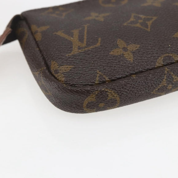 LOUIS VUITTON Monogram Label Collection Trousse Cre Pouch M63800 LV Auth 156625