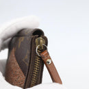 LOUIS VUITTON Monogram Label Collection Trousse Cre Pouch M63800 LV Auth 156625-9