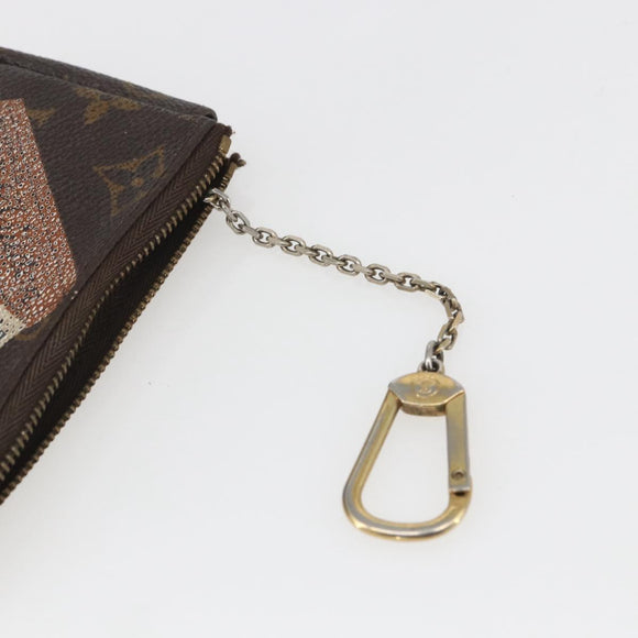 LOUIS VUITTON Monogram Label Collection Trousse Cre Pouch M63800 LV Auth 156625
