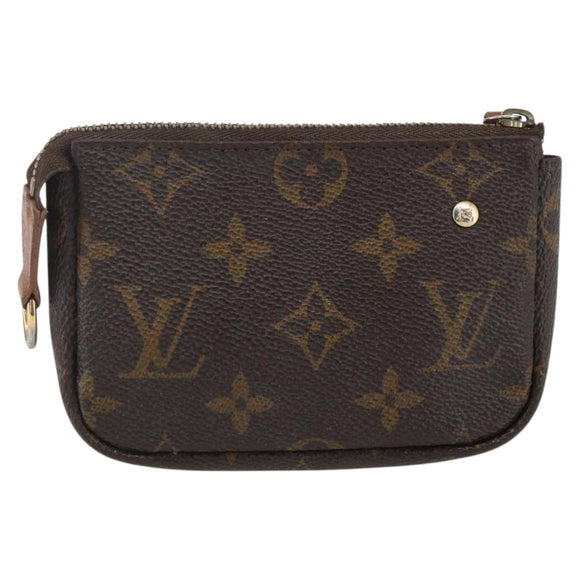LOUIS VUITTON Monogram Label Collection Trousse Cre Pouch M63800 LV Auth 156625