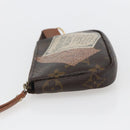 LOUIS VUITTON Monogram Label Collection Trousse Cre Pouch M63800 LV Auth 156625-3