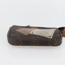 LOUIS VUITTON Monogram Label Collection Trousse Cre Pouch M63800 LV Auth 156625-6