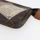 LOUIS VUITTON Monogram Label Collection Trousse Cre Pouch M63800 LV Auth 156625-7