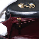 CHANEL Matelasse 30 Chain Shoulder Bag Lamb Skin Black Gold CC Auth 156627SAV-24
