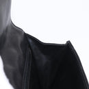 CHANEL Matelasse Waist bag Lamb Skin Black Gold CC Auth 156628V-17