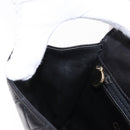 CHANEL Matelasse Waist bag Lamb Skin Black Gold CC Auth 156628V-18