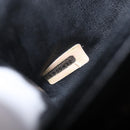 CHANEL Matelasse Waist bag Lamb Skin Black Gold CC Auth 156628V-21