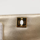 CHANEL Mini Matelasse 13 Chain Shoulder Bag Leather Gold CC Auth 156634SAM-23