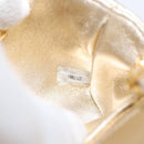 CHANEL Mini Matelasse 13 Chain Shoulder Bag Leather Gold CC Auth 156634SAM-12