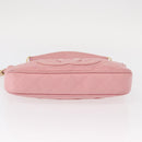 CHANEL Matelasse COCO Mark Chain Bag Caviar Skin Pink Gold CC Auth 156635SAM-11