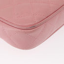 CHANEL Matelasse COCO Mark Chain Bag Caviar Skin Pink Gold CC Auth 156635SAM-12