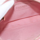 CHANEL Matelasse COCO Mark Chain Bag Caviar Skin Pink Gold CC Auth 156635SAM-19