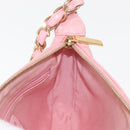 CHANEL Matelasse COCO Mark Chain Bag Caviar Skin Pink Gold CC Auth 156635SAM-20