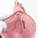 CHANEL Matelasse COCO Mark Chain Bag Caviar Skin Pink Gold CC Auth 156635SAM-21