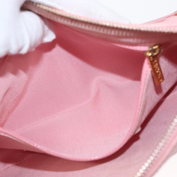 CHANEL Matelasse COCO Mark Chain Bag Caviar Skin Pink Gold CC Auth 156635SAM