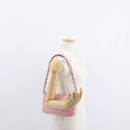 CHANEL Matelasse COCO Mark Chain Bag Caviar Skin Pink Gold CC Auth 156635SAM-27