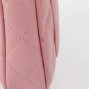 CHANEL Matelasse COCO Mark Chain Bag Caviar Skin Pink Gold CC Auth 156635SAM-6