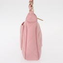 CHANEL Matelasse COCO Mark Chain Bag Caviar Skin Pink Gold CC Auth 156635SAM-7