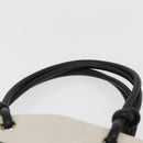 CHANEL Matelasse Medium Cambon Line Bag Calf Skin White Black CC Auth 156639V-12