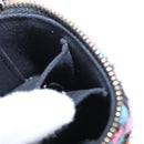 CHANEL Matelasse Chain Vanity Bag Tweed Multicolor Gold CC Auth 156640SM-25