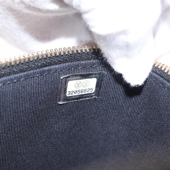 CHANEL Matelasse Chain Vanity Bag Tweed Multicolor Gold CC Auth 156640SM