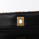 CHANEL Matelasse Chain Shoulder Bag Tweed Multicolor Gold CC Auth 156642SM-20