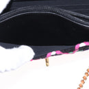 CHANEL Matelasse Chain Shoulder Bag Tweed Multicolor Gold CC Auth 156642SM-27