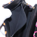 CHANEL Matelasse Chain Shoulder Bag Tweed Multicolor Gold CC Auth 156642SM-29