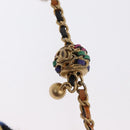 CHANEL Matelasse Chain Shoulder Bag Tweed Multicolor Gold CC Auth 156642SM-10