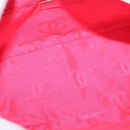 CHANEL Matelasse Bowling Bag Cambon Line Calf Skin White Black CC Auth 156643V-10