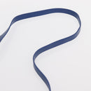 SAINT LAURENT Baby Cabas Hand Bag Leather 2way Blue Gold Auth 156644V-16