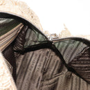 PRADA Race Hand Bag Leather Gold Auth 156645SAM-21