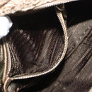 PRADA Race Hand Bag Leather Gold Auth 156645SAM-24