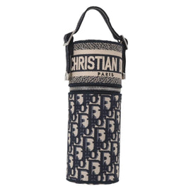 Christian Dior Trotter Canvas Oblique Fragrance Case Vanity Navy Auth 156648M