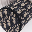 Christian Dior Trotter Canvas Oblique Fragrance Case Vanity Navy Auth 156648M-12
