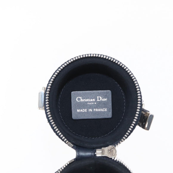 Christian Dior Trotter Canvas Oblique Fragrance Case Vanity Navy Auth 156648M