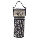 Christian Dior Trotter Canvas Oblique Fragrance Case Vanity Navy Auth 156648M-3